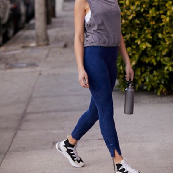 Free People High-Rise Ankle Wrap Cuff Leggings - Picture 1 of 8